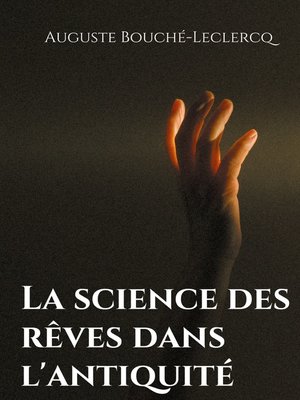 cover image of La science des rêves dans l'antiquité